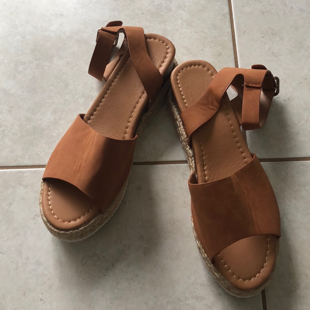 Sandals.